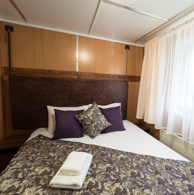 Проживание Эко-парка Адмирал - Домик на 2-х с двуспальной кроватью. Якорная в Красноярске